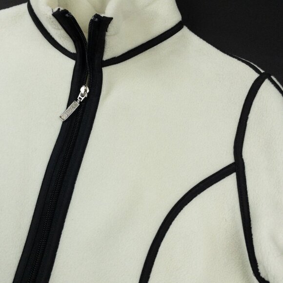 Marker for Gorsuch Polartec Fleece Jacket Women's Medium White Full Zip Ski USA - Picture 5 of 16